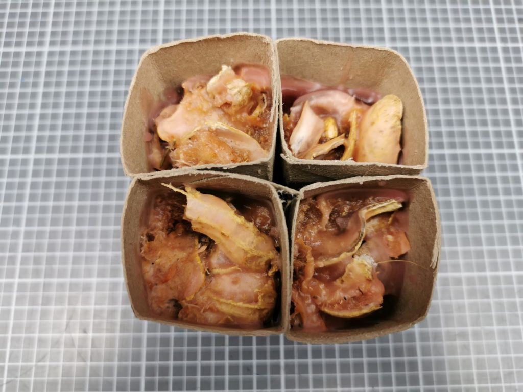 Ofenanzünder mit Wachs füllen