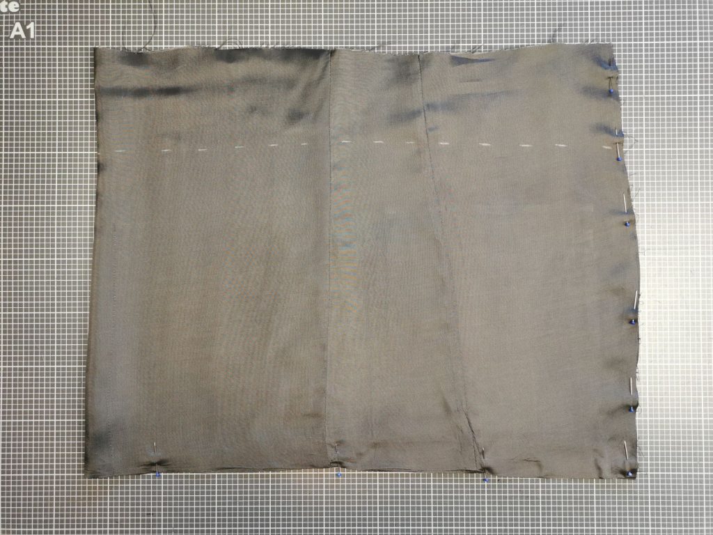 rückwärtiges Teil auf Stoff übertragen