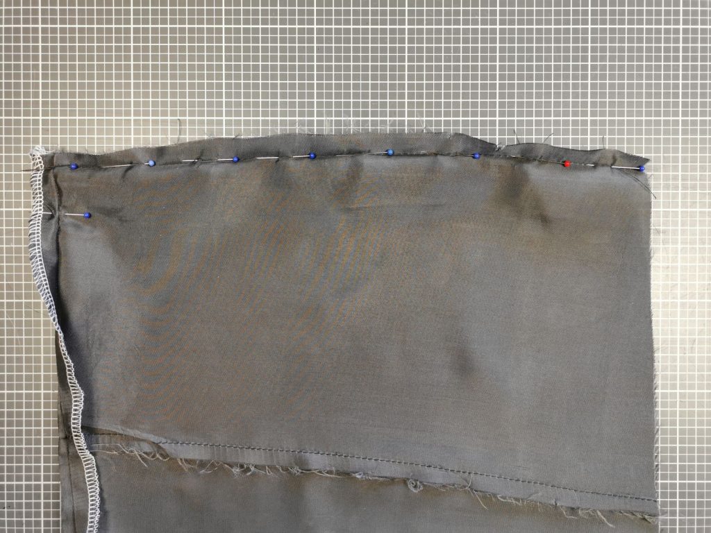 Seitennähte stecken