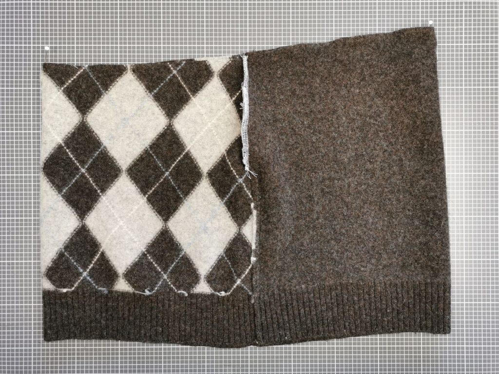 Hüftschmeichler in Viertel einteilen