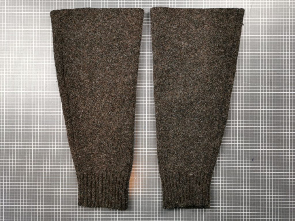 Ärmel für Stulpen abschneiden