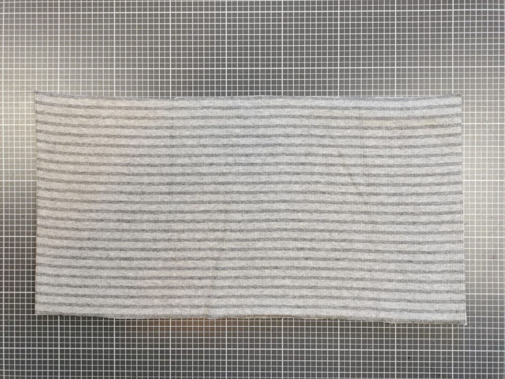 Bündchen in der Höhe zuschneiden